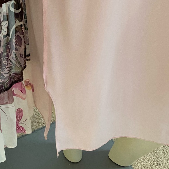 Matty M - Layered flowered skirt with pink liner. - Picture 10 of 10